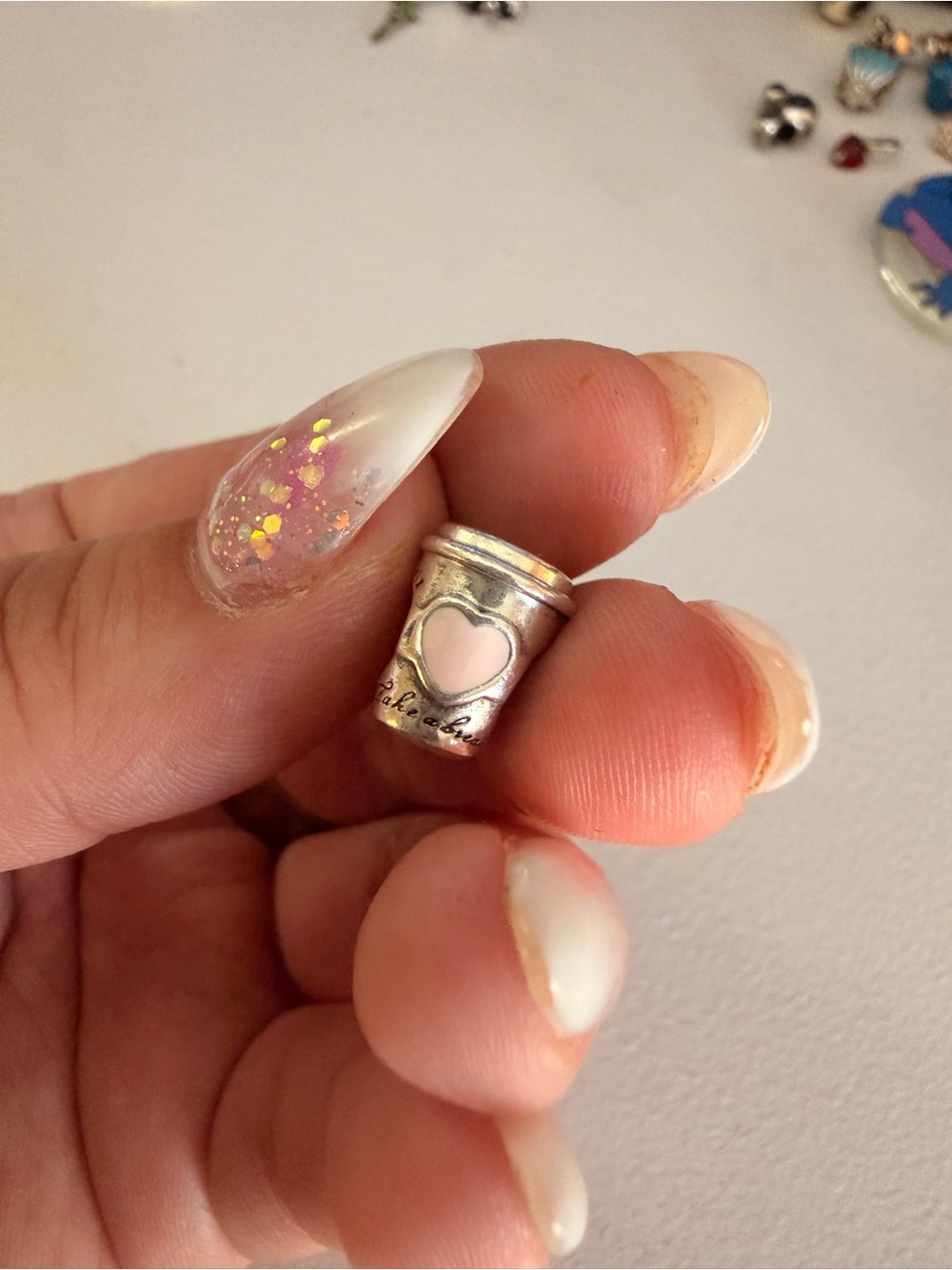 Pandora coffee to go charm